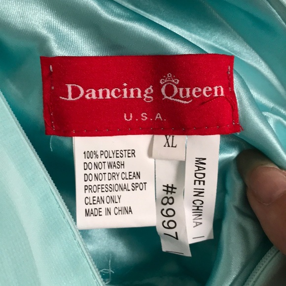 👗GORGEOUS IRIDESCENT GEMSTONE PRINCESS DRESS XL✨ - Picture 8 of 8